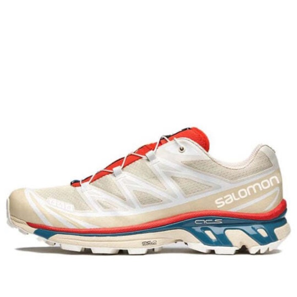 SALOMON Xt-6 Almond Milk Bleached Sand Sneakers - Picture 1 of 8